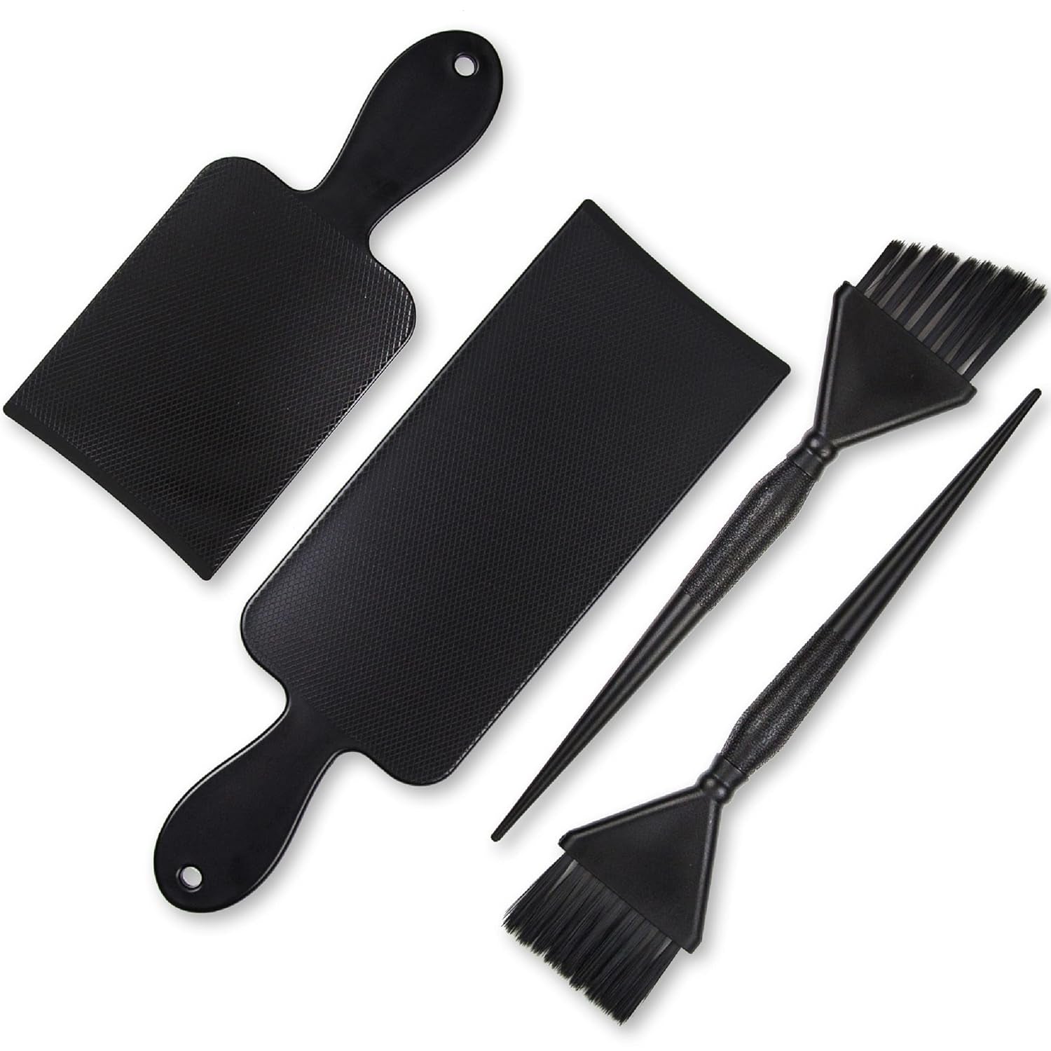 Balayage Kit - 1 Long and 1 Short Balayage Board, 1 Straight and 1 Angled Hair Dye Brush - Hair Highlighting Kit - Hair Dye Kit - Hairstylist Accessories Brushes